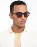 Unisex Polarized and UV Protected Round Sunglasses -JJ S14673