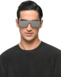 LK S16742 Full-Rim Frame Rectangular Sunglasses