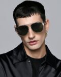 LK S17438 Men Full-Rim Aviator Sunglasses