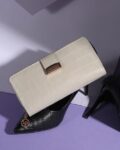 Reptilian Pattern Zip-Around Wallet