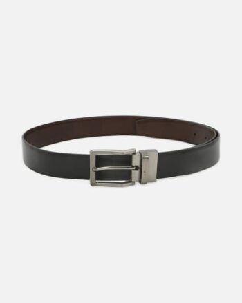Textured Reversible Leather Belt