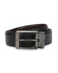 Reversible Leather Belt with Buckle Closure