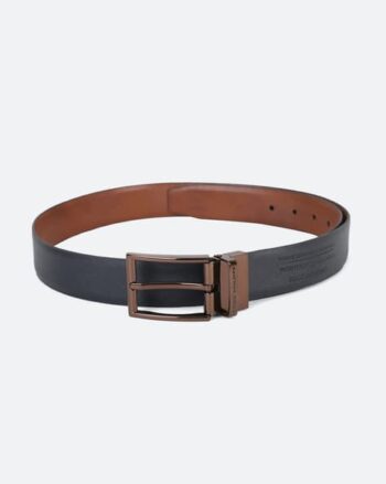 Leather Reversible Belt with Buckle Closure