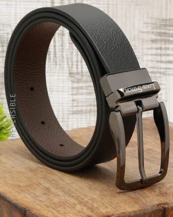 Men Genuine Leather Reversible Belt