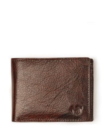 Men Genuine Leather Bi-Fold Wallet
