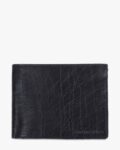 Textured Vegan Leather Bond Bi-Fold Wallet