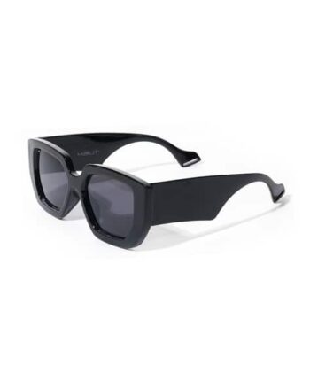 EMILY-BLK Oversize Sunglasses with Anti-Reflactive Lens