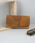 Women Bi-Fold Wallet with Snap-Button Closure