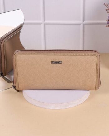 Women Travel Wallet with Metal Accent