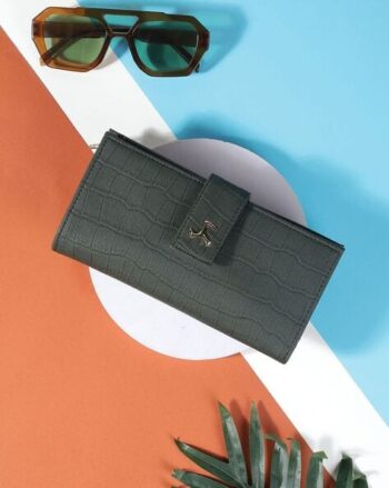 Women Textured Bi-fold Wallet