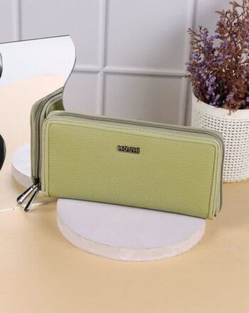 Women Travel Wallet with Metal Accent