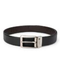 Men Genuine Leather Reversible Slim Belt