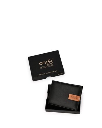 Men Logo Print Bi-Fold Wallet