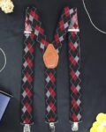 Upside Funk Checked Suspender