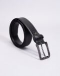 Men Belt with Pin-Buckle Closure