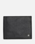 Textured Wallet with Metal Accent