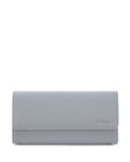 Women Brie Tri-Fold Wallet with Snap-Button Closure