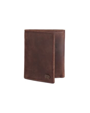 Genuine Leather Tri-Fold Wallet