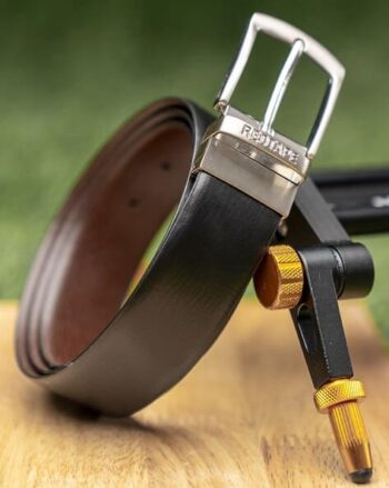 Men Belt with Buckle Closure