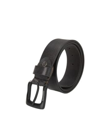 Men Wide Belt with Tang-Buckle Closure