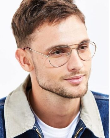 UV Protected Silver Photochromic Day Night Aviator Sunglasses for Men and Women