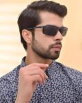 CHI0094-C1 Half-Rim Rectangular Sunglasses