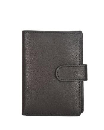 Men Embossed Logo Bi-Fold Card Holder