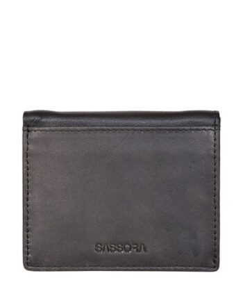 Men Embossed Logo Bi-Fold Card Holder