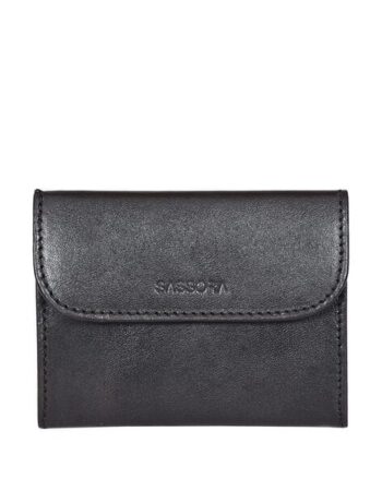 Men Leather Card Holder with Zipper Pocket
