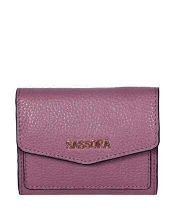 Women Card Holder with Metal Accent