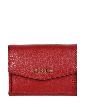 Women Card Holder with Metal Accent