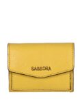 Women Card Holder with Metal Accent