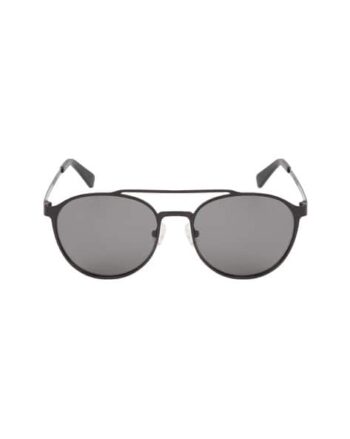 SCAS959BLK UV-Protected Round Sunglasses