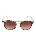 SCA S938 YLW UV-Protected Round Sunglasses