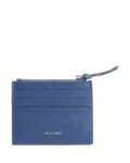 Leather Card Holder with Snap-Button Closure