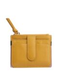 Leather Card Holder with Snap-Button Closure