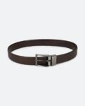 Leather Belt with Buckle Closure