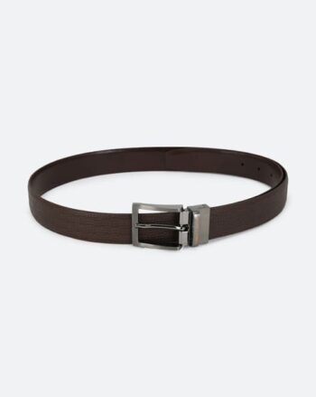 Leather Belt with Buckle Closure