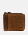 Bifold Wallet with Zip Closure