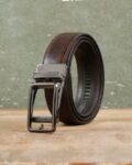 Men Leather Belt with Sturdy Lock
