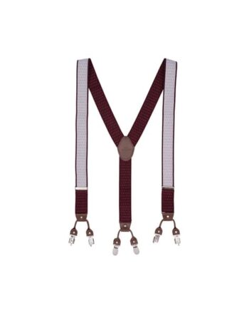 Micro Print Y-Back Suspender Belt