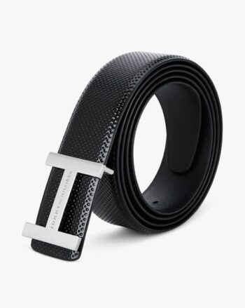 Leather Belt with Metal Closure