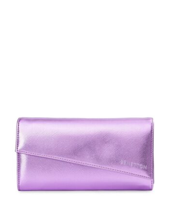 Leather Bi-Fold Wallet with Chain Strap