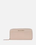 Women Logo Embossed Travel Wallet