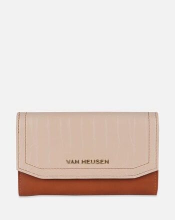 Women Logo Embossed Travel Wallet