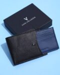 Men Leather Bi-Fold Wallet