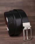 Men Leather Reversible Belt