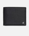 Men Logo Embossed Bi-Fold Wallet