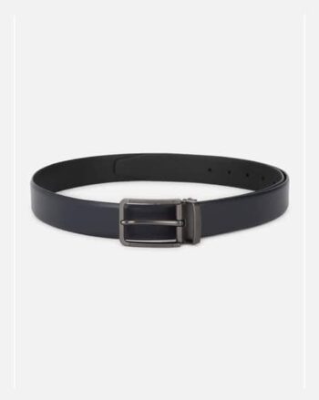 Men Genuine Leather Belt with Tang-Buckle Closure