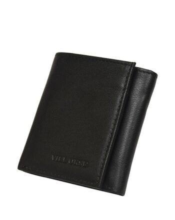 Men Bi-Fold Wallet with Text Embossed